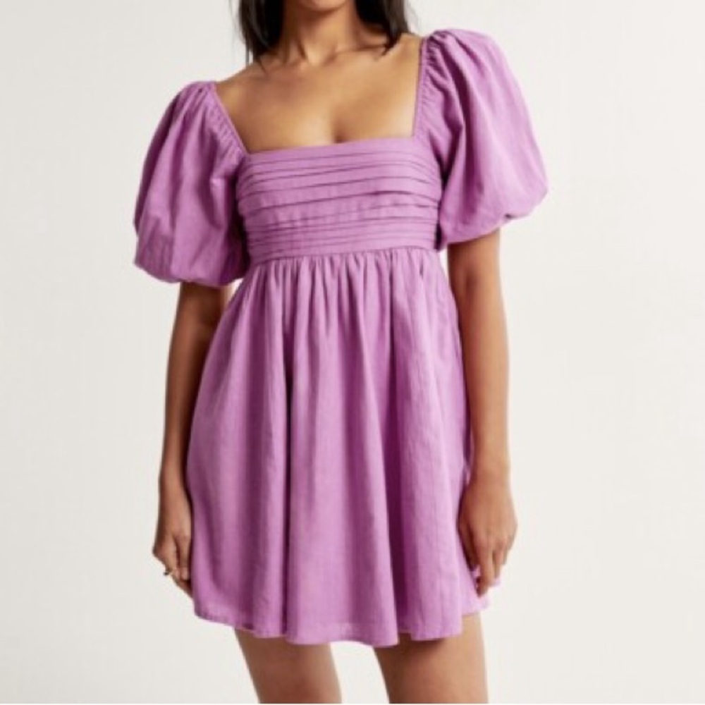 A&F Emerson Poplin Lavender Dress